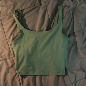 Green Women's Crop Top